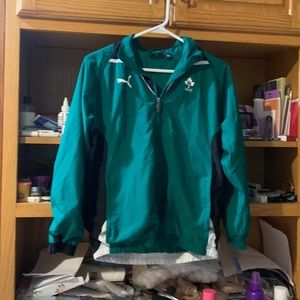 IRFU Irish rugby jacket by puma youth large in great condition looks never worn